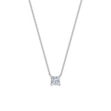 Dámský náhrdelník DF 6489, bílé zlato, s laboratorním diamantem o váze 1.50 ct VS1/F