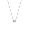 Dámský náhrdelník DF 6490, bílé zlato, s laboratorním diamantem o váze 2.00 ct VS1/F