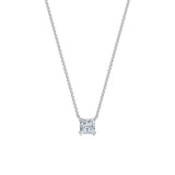 Dámský náhrdelník DF 6490, bílé zlato, s laboratorním diamantem o váze 2.00 ct VS1/F