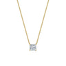 Dámský náhrdelník DF 6491, žluté zlato, s laboratorním diamantem o váze 3.00 ct VS1/F