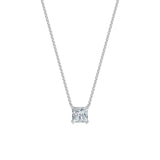Dámský náhrdelník DF 6491, bílé zlato, s laboratorním diamantem o váze 3.00 ct VS1/F