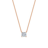 Dámský náhrdelník DF 6491, růžové zlato, s laboratorním diamantem o váze 3.00 ct VS1/F