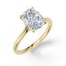 Zlatý prsten DF 6556 ze žlutého zlata, s laboratorním diamantem o váze 2.00 ct VS1/F