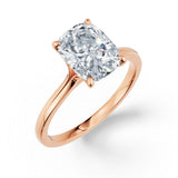 Zlatý prsten DF 6556 z růžového zlata, s laboratorním diamantem o váze 2.00 ct VS1/F