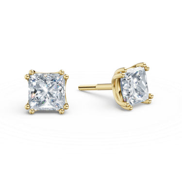 Dámské náušnice DF 6559, žluté zlato s laboratorními diamanty o celkové váze 2.00 ct VS1/F