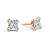 Dámské náušnice DF 6559, růžové zlato s laboratorními diamanty o celkové váze 2.00 ct VS1/F
