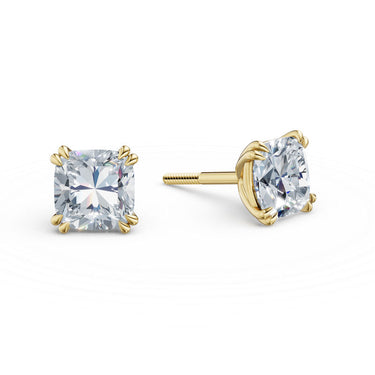Dámské náušnice DF 6560, žluté zlato s laboratorními diamanty o celkové váze 2.00 ct VS1/F