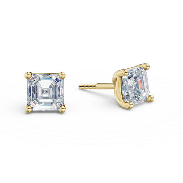 Dámské náušnice DF 6561, žluté zlato s laboratorními diamanty o celkové váze 2.00 ct VS1/F