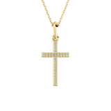 Přívěsek DF 4317, žluté zlato s diamanty