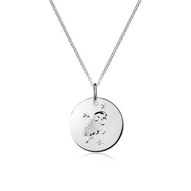 Stříbrný dámský přívěsek P373 – znamení Beran, rhodium