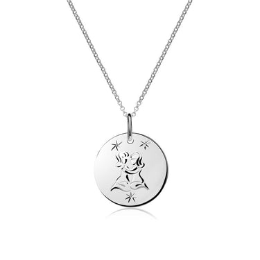 Stříbrný dámský přívěsek P373 – znamení Blíženec, rhodium