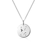Stříbrný dámský přívěsek P373 – znamení Ryby, rhodium