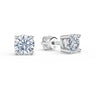 Dámské náušnice DF 3687 z bílého zlata s diamanty o celkové váze 1.44 ct