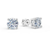 Dámské náušnice DF 3688 z bílého zlata s diamanty o celkové váze 1.80 ct