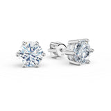 Dámské náušnice DF 3699 z bílého zlata s diamanty o celkové váze 2.00 ct