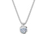Zlatý náhrdelník DF 3735 z bílého zlata s diamantem o váze 0.72 ct