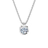 Zlatý náhrdelník DF 3737 z bílého zlata s diamantem o váze 1.00 ct
