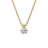 Zlatý náhrdelník DF 5465 ze žlutého zlata s diamantem o váze 0.72 ct