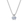 Zlatý náhrdelník DF 5466 z bílého zlata s diamantem o váze 0.90 ct