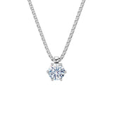 Zlatý náhrdelník DF 5466 z bílého zlata s diamantem o váze 0.90 ct