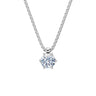 Zlatý náhrdelník DF 5467 z bílého zlata s diamantem o váze 1.00 ct
