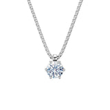 Zlatý náhrdelník DF 5467 z bílého zlata s diamantem o váze 1.00 ct