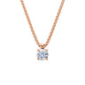 Zlatý náhrdelník DF 5476 z růžového zlata s diamantem o váze 0.72 ct