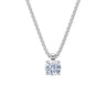 Zlatý náhrdelník DF 5477 z bílého zlata s diamantem o váze 0.90 ct