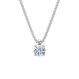 Zlatý náhrdelník DF 5477 z bílého zlata s diamantem o váze 0.90 ct