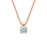 Zlatý náhrdelník DF 5478 z růžového zlata s diamantem o váze 1.00 ct