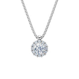 Zlatý náhrdelník DF 5488 z bílého zlata s diamanty o celkové váze 1.20 ct