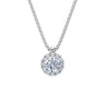 Zlatý náhrdelník DF 5489 z bílého zlata s diamanty o celkové váze 1.32 ct