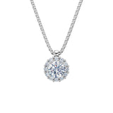 Zlatý náhrdelník DF 5489 z bílého zlata s diamanty o celkové váze 1.32 ct
